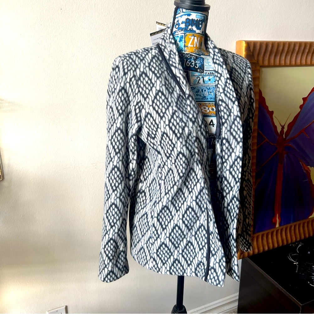 NWT Bob Mackie Wearable Art Sport Jacket - S